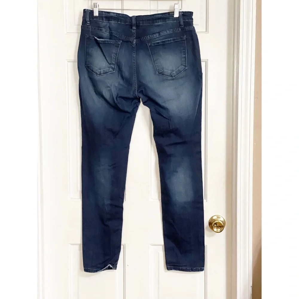 KanCan High Rise Stretch Moto Skinny Jeans - Picture 3 of 4